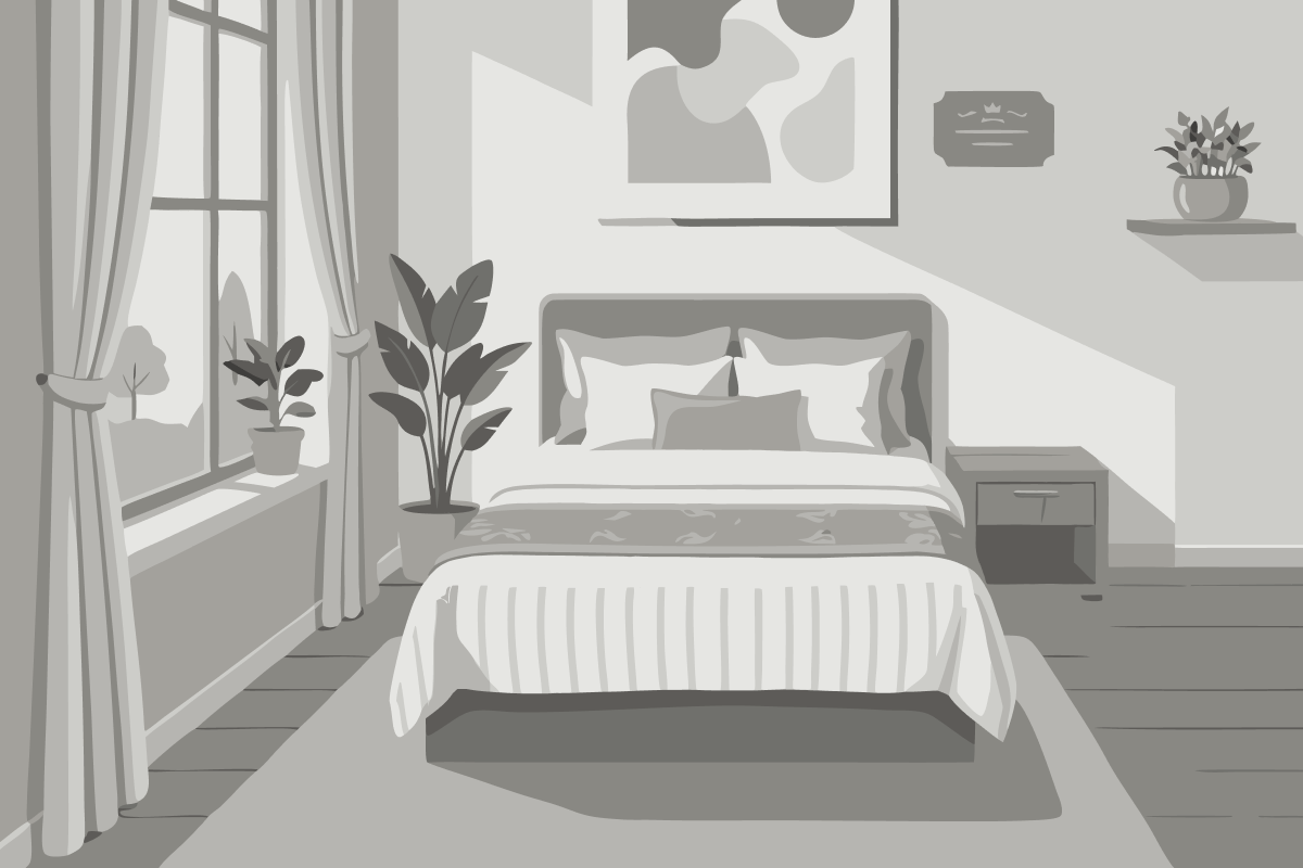 Camera Matrimoniale Economy con Letto alla Francese